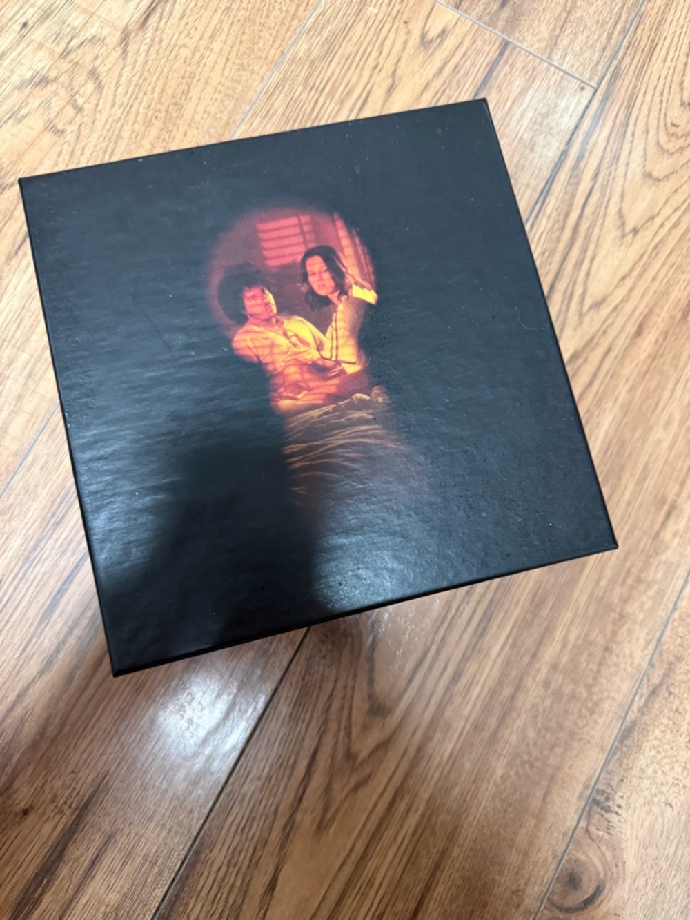 Selena Gomez cd with a box